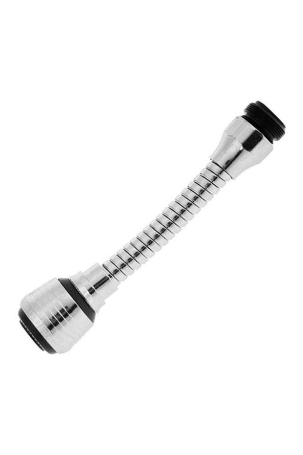 360 Degree Faucet Nozzle Sprayer Silver 4 x 2.5 x 16cm