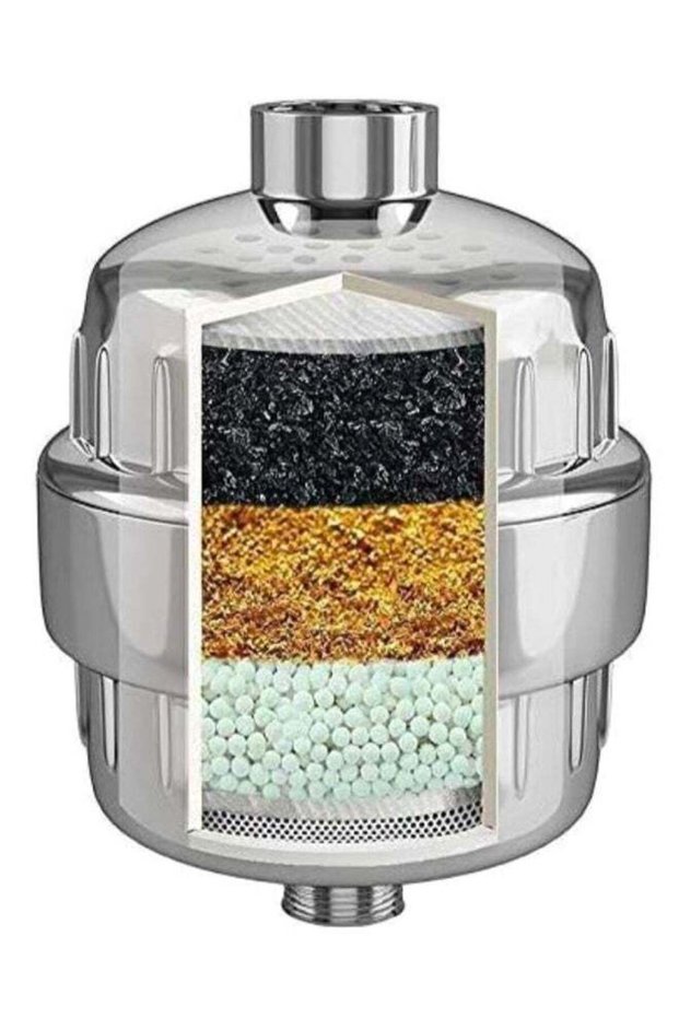 Water Purifier Shower Filter Silver