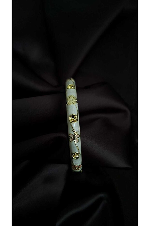 Renkli Mineli Çelik Bileklik - 3