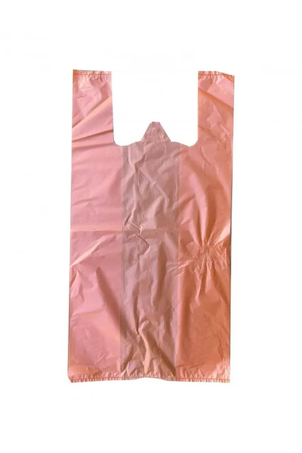 Turuncu Market Poşeti – Hışır Atlet Poşet – Orta Boy – 26 x 50 cm - 4