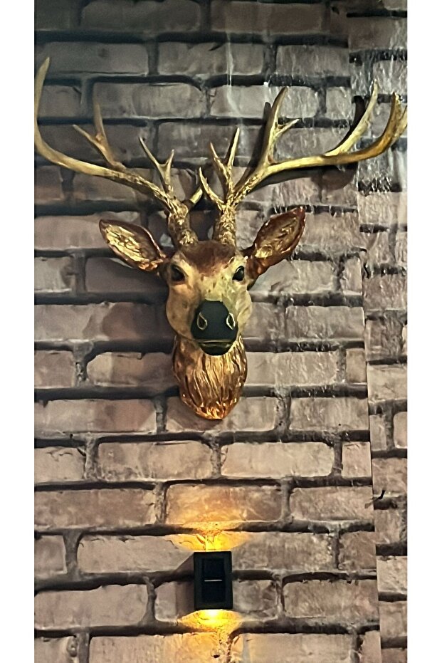 Polyester Geyik kafasi duvar dekoru - 4