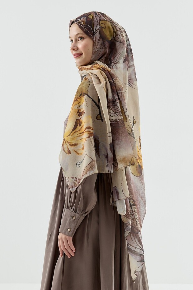 Nilüfer Desen Aya Şal - 3