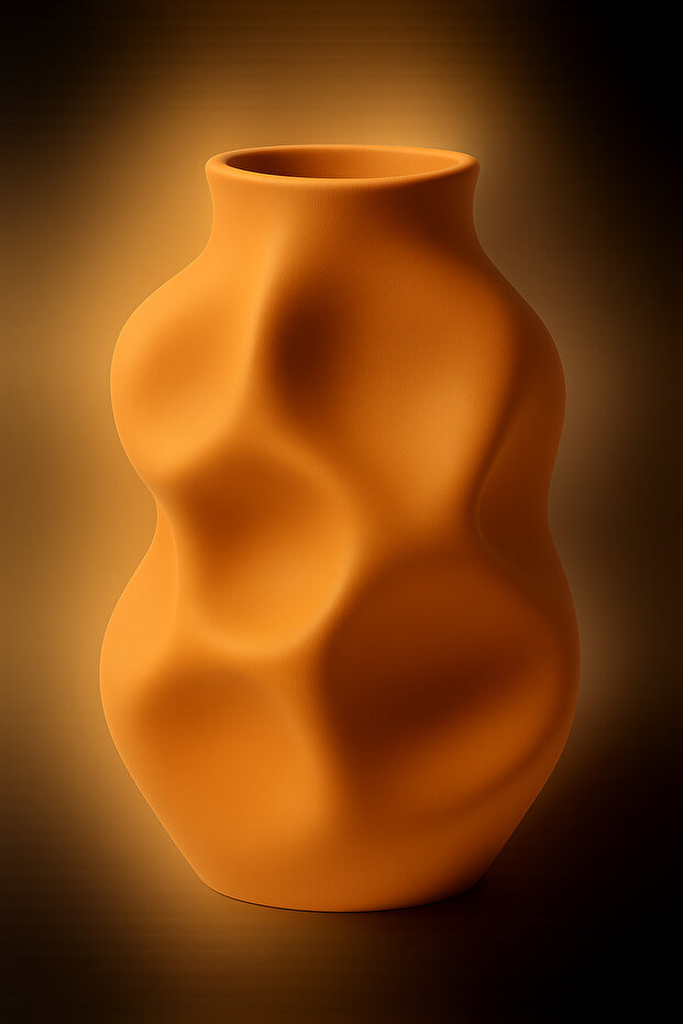 Sculptural Designer Vase – “Dune Echo” - 2