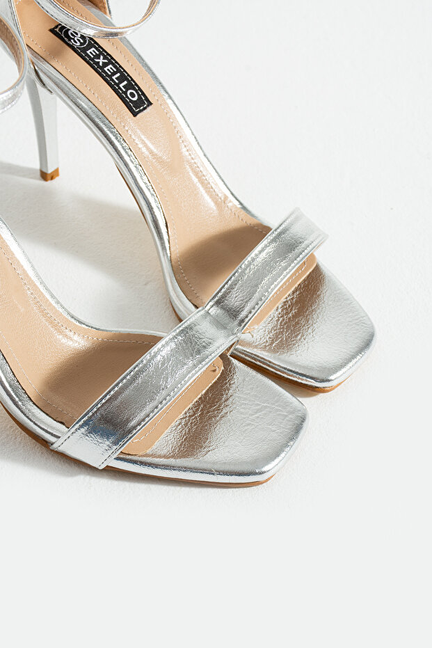 Tokyo Mini Tek Bantlı Gümüş Ayakkabı - 3