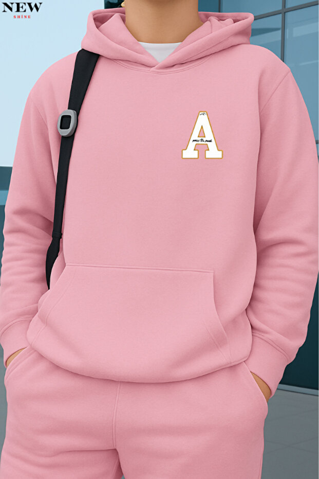 Letter a Printed Sweatshirt
