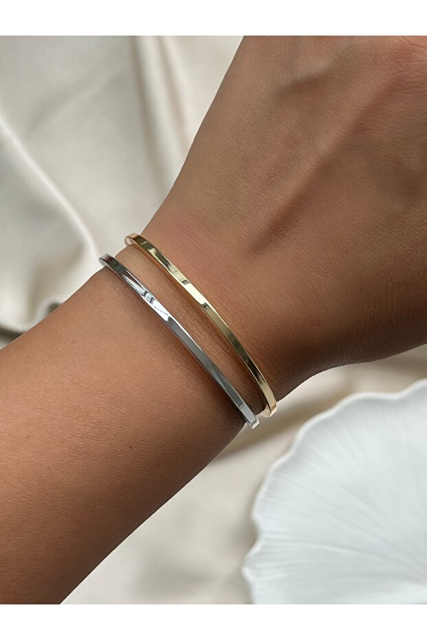 سوار معصم أساسي قابل للتعديل مكون من قطعتين - 4