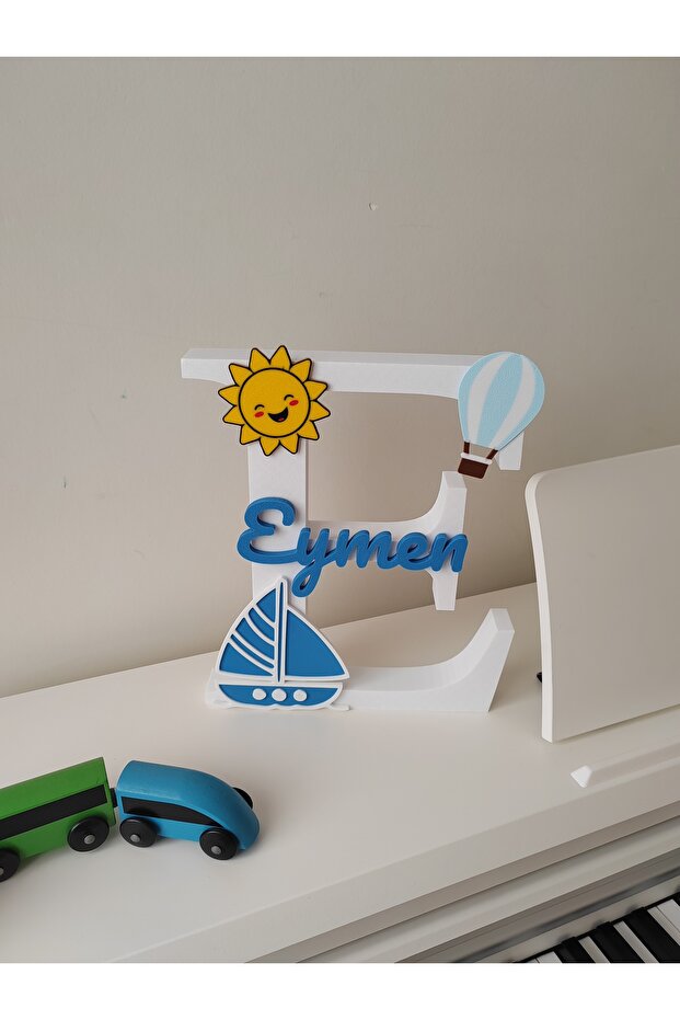 Bebek/Çocuk Kapı ve Masa Süsü İsime Özel Üretim - 4