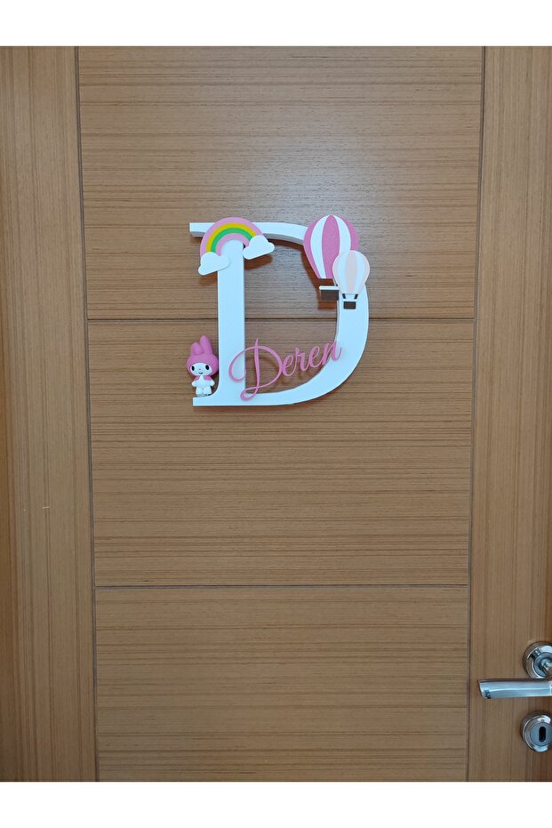 Bebek/Çocuk Kapı ve Masa Süsü İsime Özel Üretim - 4