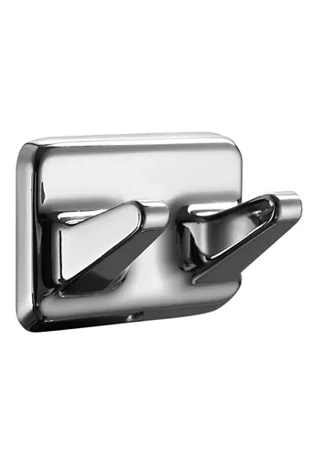 Accce Modern Double Bath Hook Chrome - 1