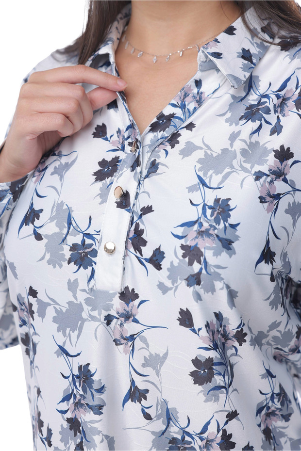 بلوزة زهرة الخريف - 6