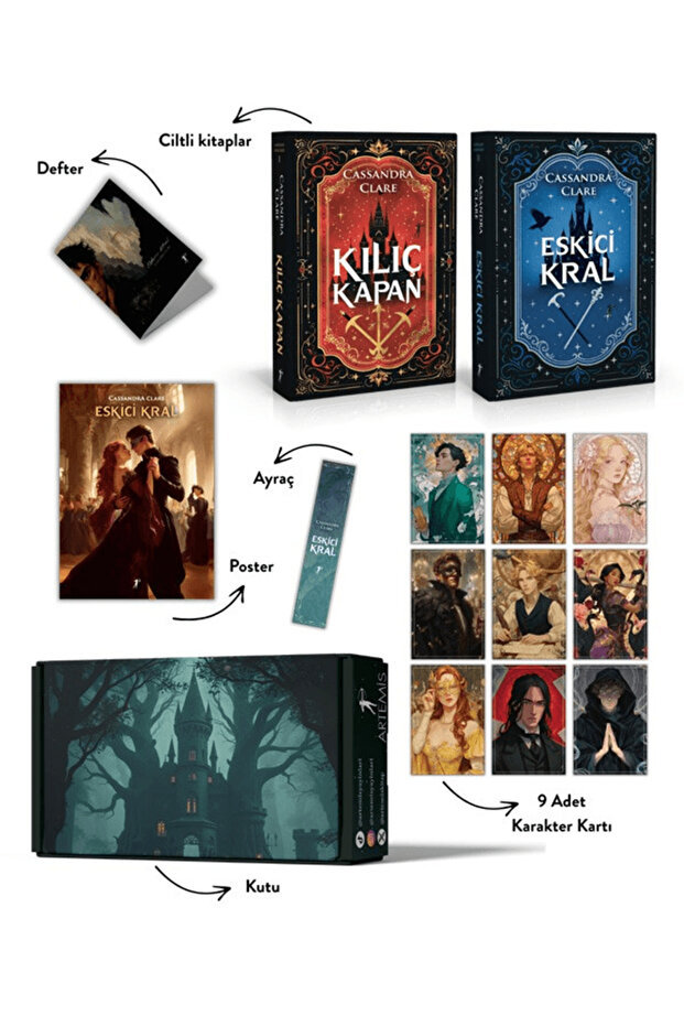 Castellane Günlükleri İkili Ciltli Kutulu Set / Cassandra Clare / Artemis Yayınları / 9786255882165 - 1