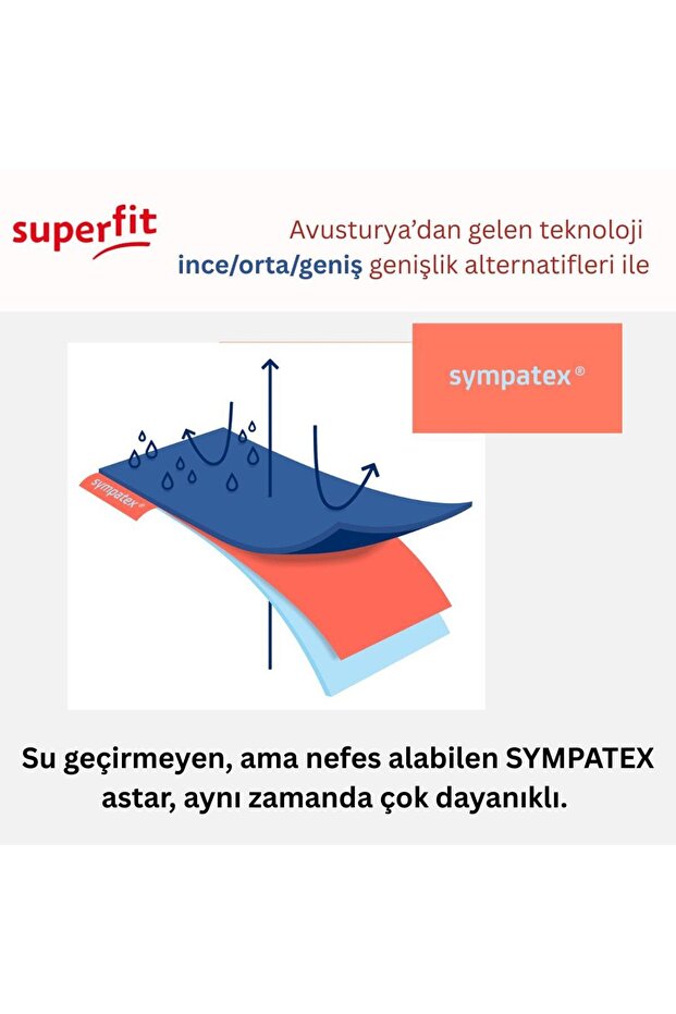 Whaley Geniş Kalıp Sympatex Kız Çocuk Cırtlı Bot 1-000744 (20-24) - 2