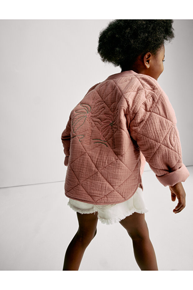 Kapitone Çocuk Ceket - 4