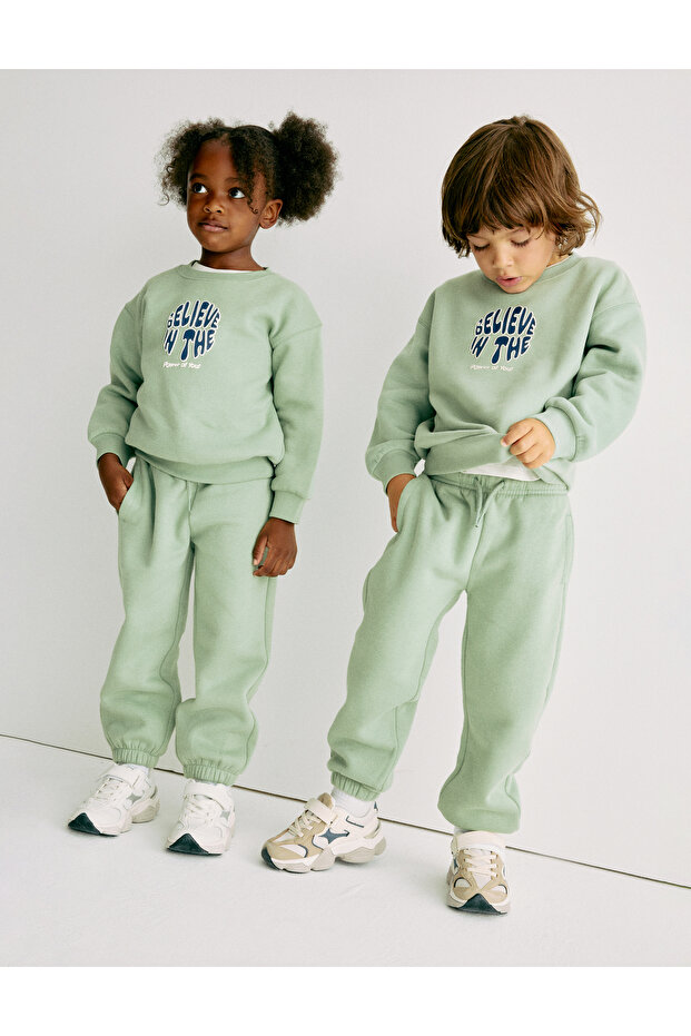 Baskılı Çocuk Sweatshirt - 2