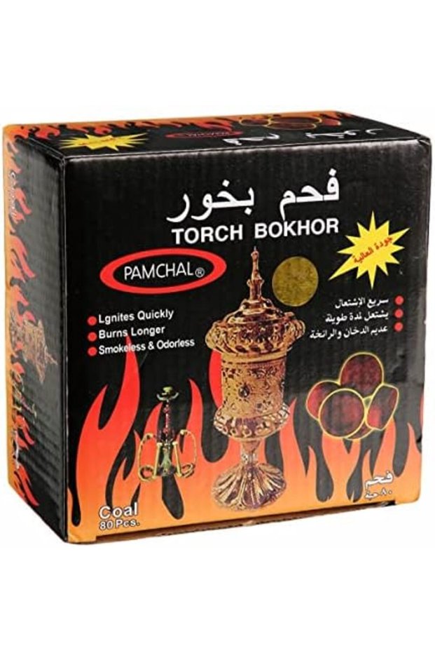 Bakhoor Charcoal-80 Pieces | Charco lite Bakhoor Charcoal | Long Lasting for Bakhoor and Inc