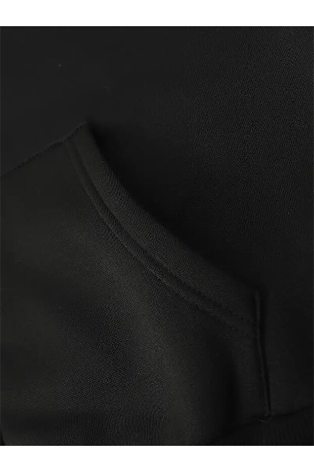 Tortoise Patterned Zippered Hoodie - 4