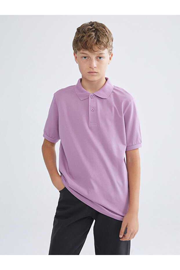 Polo Neck Boy T-Shirt