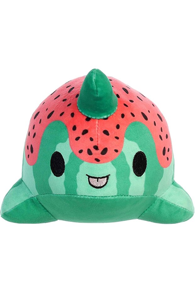 Watermelon Nomwhal Plush – 7-Inch Soft and Cute Stuffed Animal with Sweet Fruit-Inspired Design