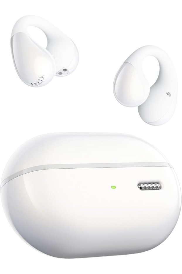 PearlClip Pro Open-Ear Earbuds, LDAC & Hi-Res, Bluetooth 6.0, IPX5, 24h Playtime