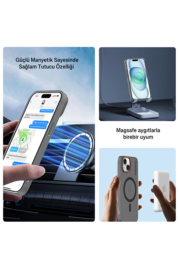 حافظة KLEIN صلبة غير لامعة متوافقة مع تقنية Magsafe لهاتف iPhone 15 - 7