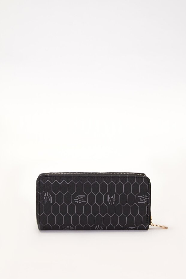 Siyah Çift Gözlü Cüzdan - 4