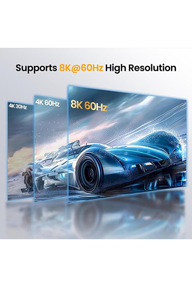 3 Port HDMI 2.1 Switch, 8K HDMI Switch 3 In 1 Out, HDMI Switcher Selector With Remote Support Auto S - 5