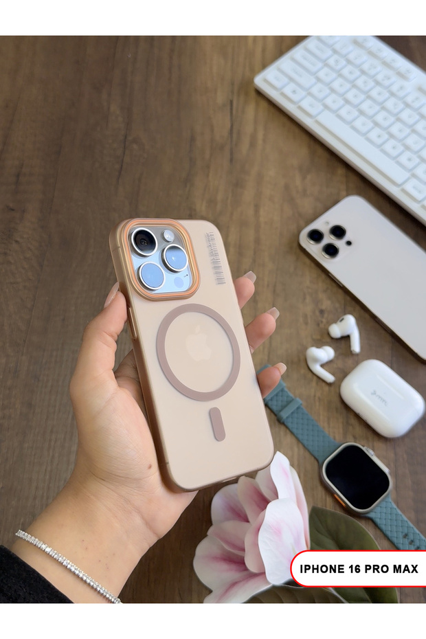 حافظة KLEIN صلبة غير لامعة متوافقة مع Magsafe لهاتف iPhone 16 Pro Max - 4