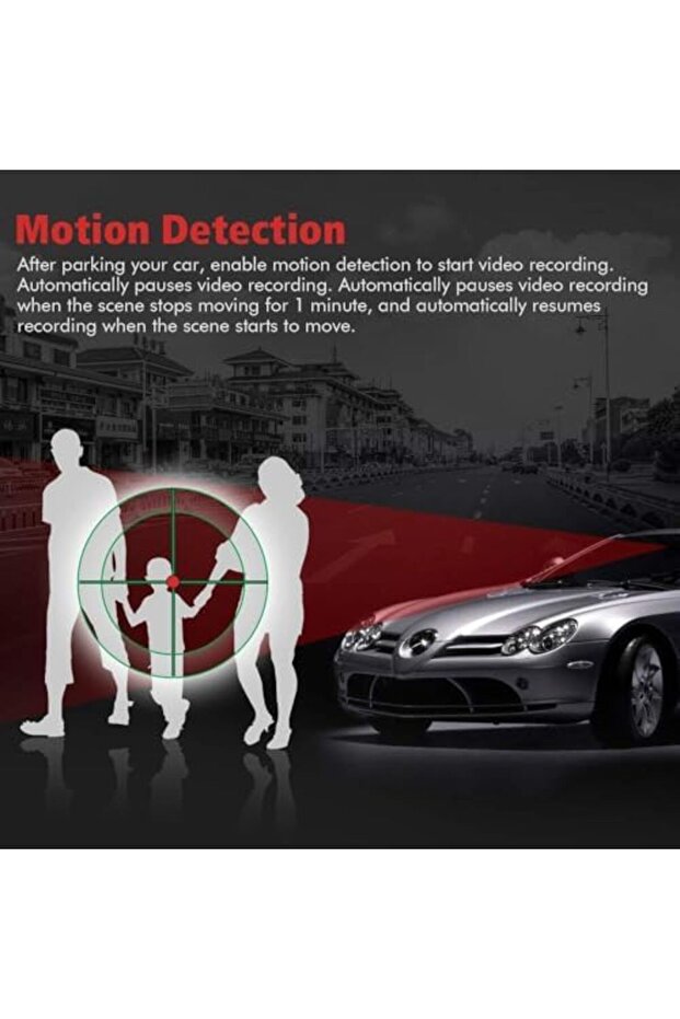 4.3 HD Car DVR Dash Cam with Loop Recording G-Sensor Motion Detection - 7