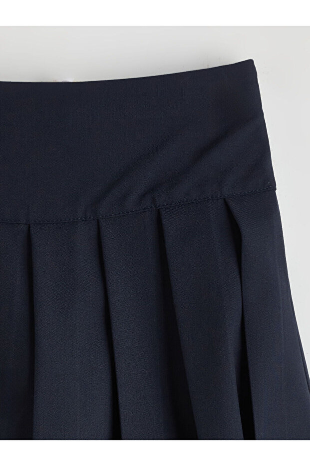 LCW Kids YENİ SEZON Basic Gabardin Kız Çocuk Şort Etek - 3