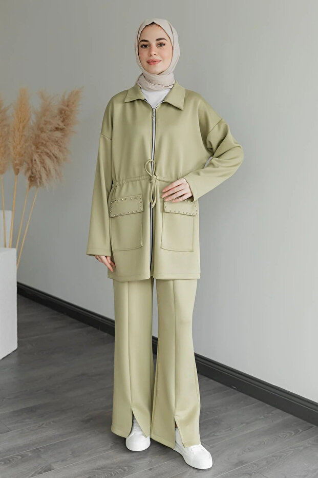 Zımbalı Eşofman Takımı - 1