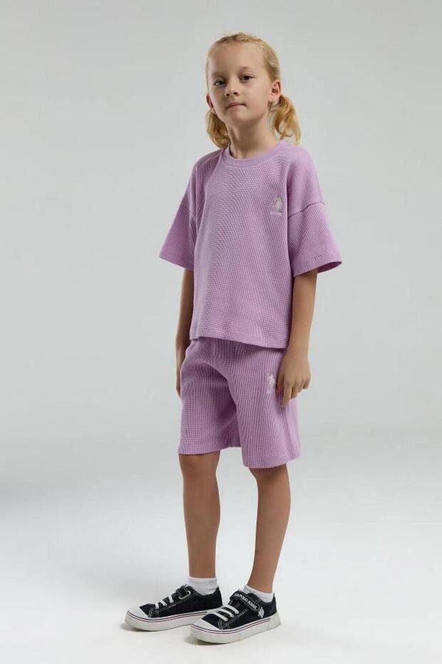 U.S. Polo Us2065-4 Girls Bermuda Suit