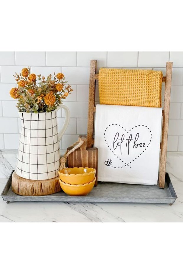 Wooden Kitchen Towel Holder