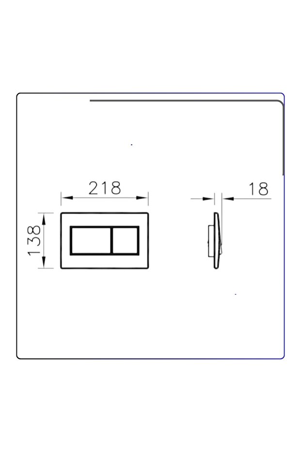 437016YP Kumanda Paneli Mat Krom Norm - 3