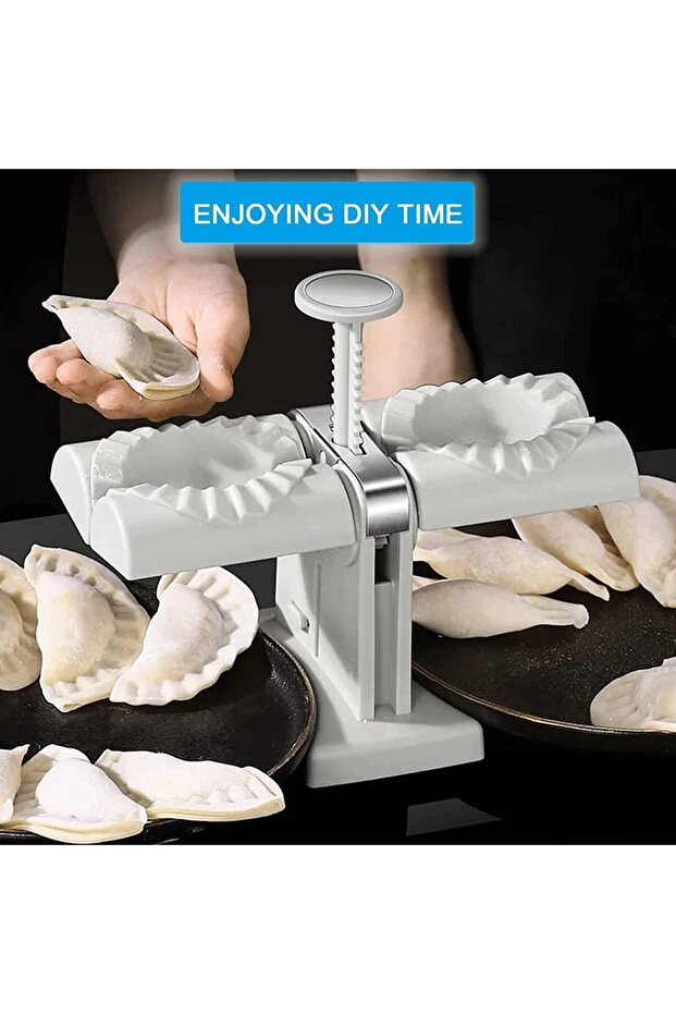 آلة صنع الزلابية الجديدة، قالب صانع الزلابية الأوتوماتيكي برأسين منزليين، قالب صنع الزلابية - 7