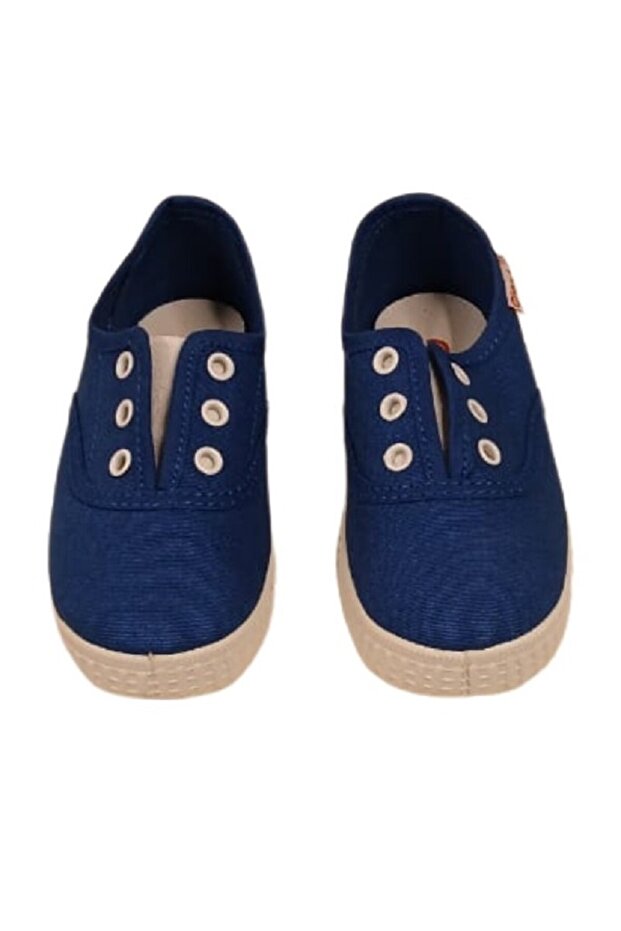 -Cienta Indigo Eyelet Elastico Comfort Shoes