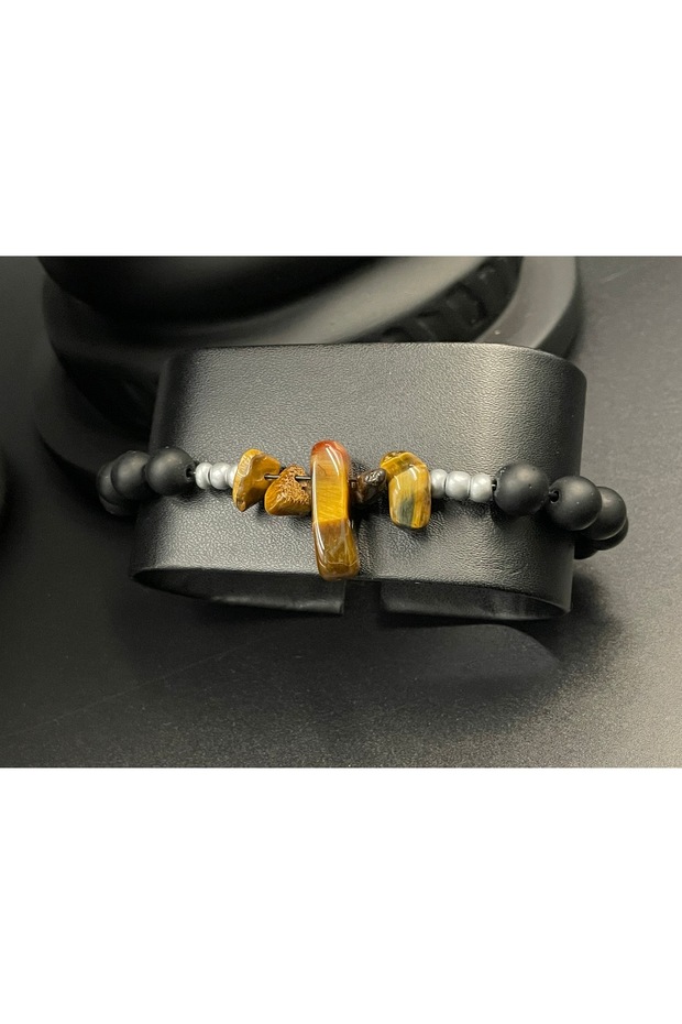 Tiger Eye Natural Stone Bracelet – for Self-Confidence, Protection, and Zodiac Compatibility (Leo, Gemini, Capricorn)