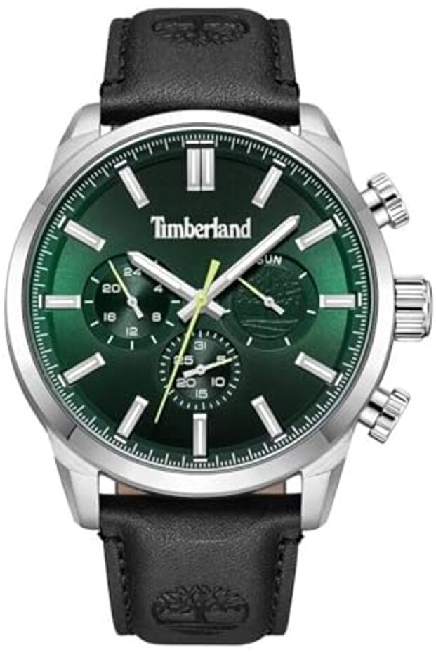 HENNIKER II Watch For Men With Stainless steel Case And Leather Strap Water resistant 46M