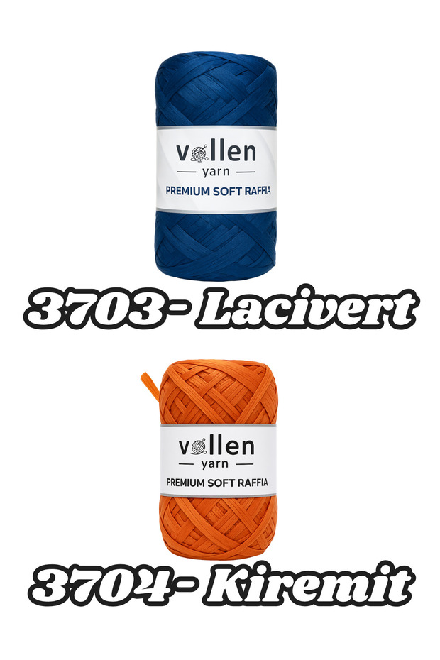 Premium Soft Rafya İpi | Polyester Rafya kağıt ip | Yumuşak Hasır Çanta/Şapka/Runner/Tığ İşi İçin - 3