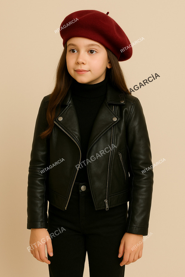 Çocuk Fransız Keçe Ressam Bere - 4