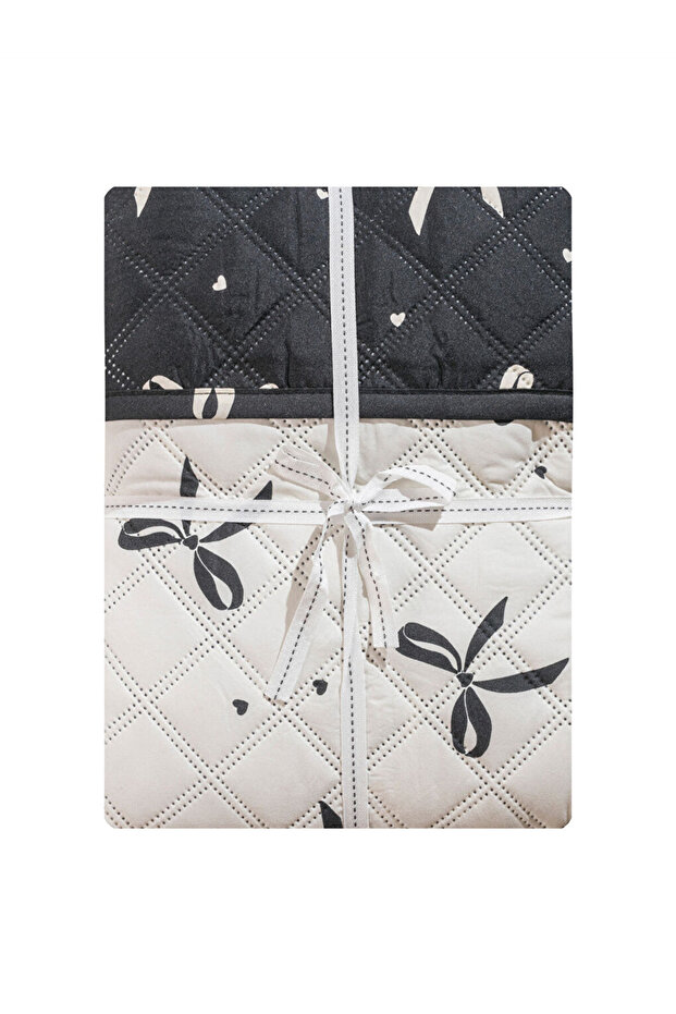 Sparkling Selections from Shining Store |   Bow Patterned Double Bedspread 200X220 cm - 1