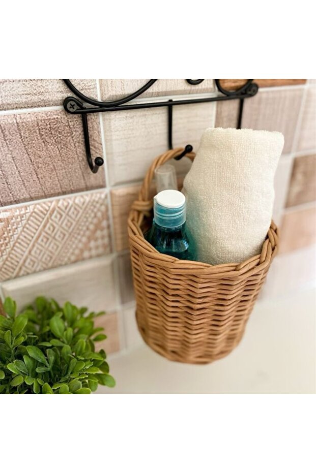 Wicker Basket, Decorative Small Basket, Decorative Kitchen Basket, Wicker Organizer Bathroom Basket