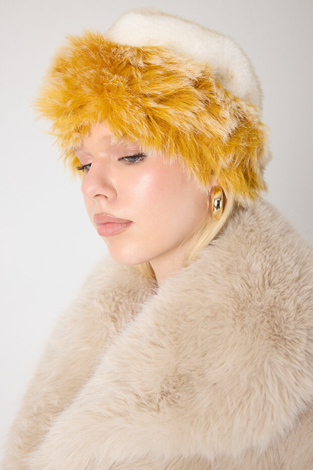 قبعة فرو فاخرة - 6