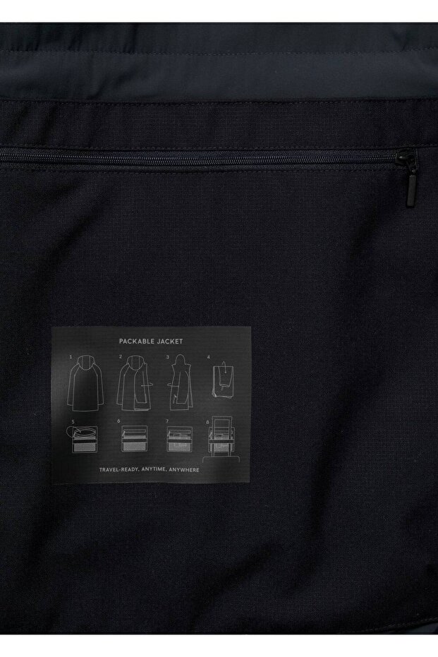 Su itici kapüşonlu kapitone parka - 5