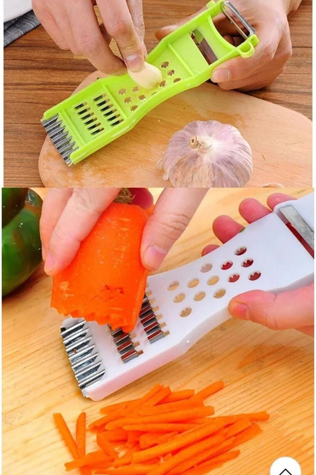 Multifunctional Practical Chopping and Peeling Tool, Grater and Slicer Tool - 3