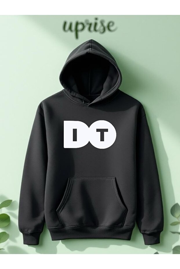 Do It Printed Cotton 3 Thread Oversize Sweatshirt