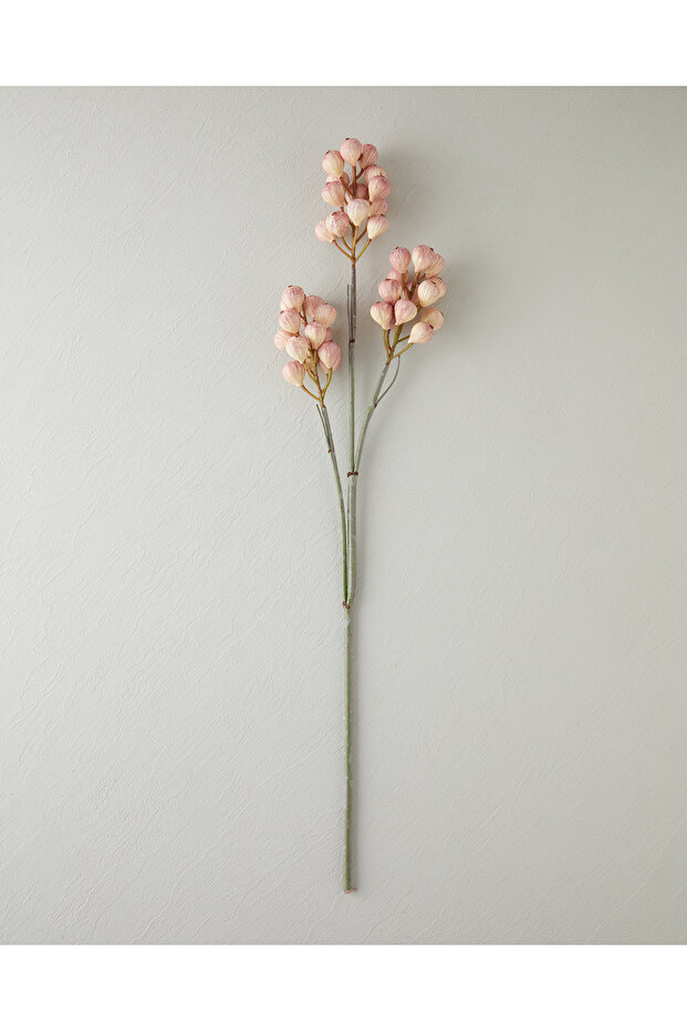 Fig branch Tek Dal Yapay Çiçek 82 cm Pembe - 1