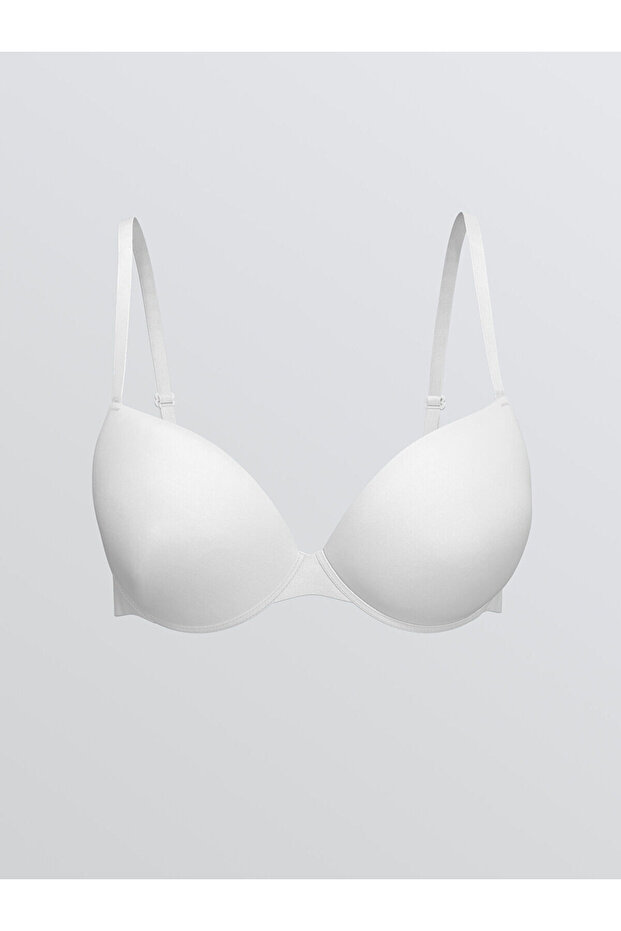 Lcw Dream White Underwire Padded Plain T-Shirt Bra