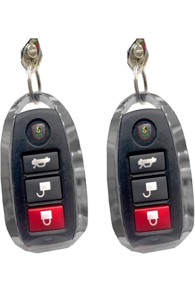 نظام قفل باب السيارة العالمي FLAK Tech للدخول بدون مفتاح مع زر تحرير صندوق السيارة، وجهاز تحكم مركزي عن بعد - 3