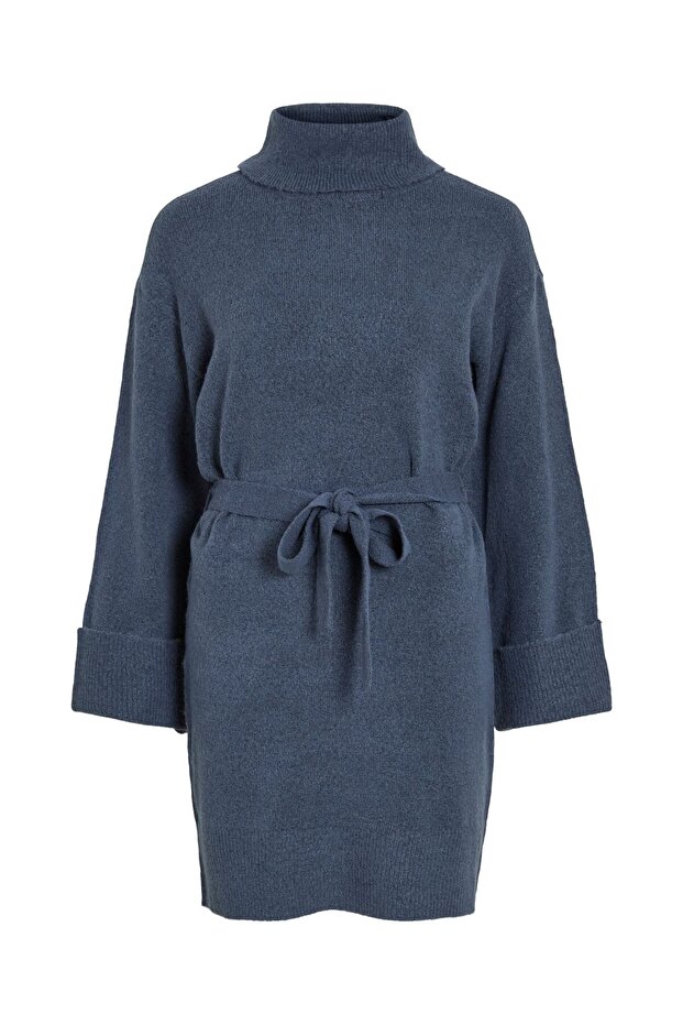 Strickkleid Taillengürtel - 2