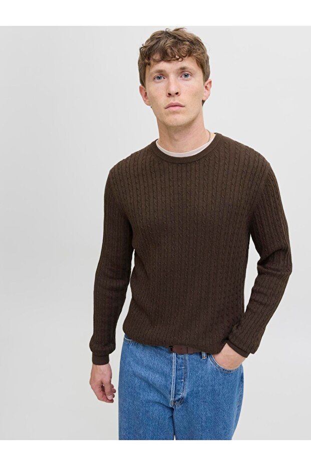 Strickpullover Einfarbig Strickpullover - 7